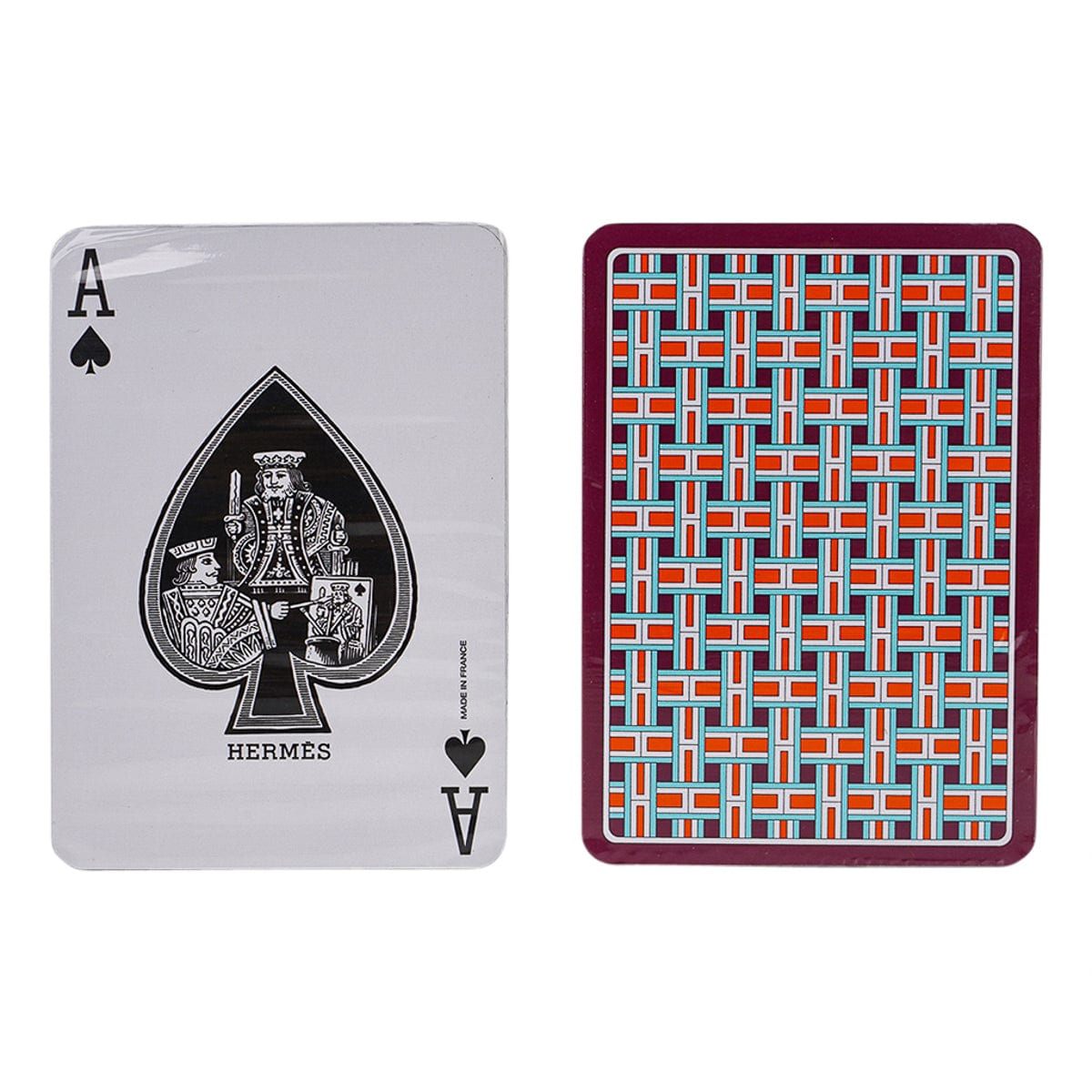 Set of 2 Les 4 Mondes bridge playing cards