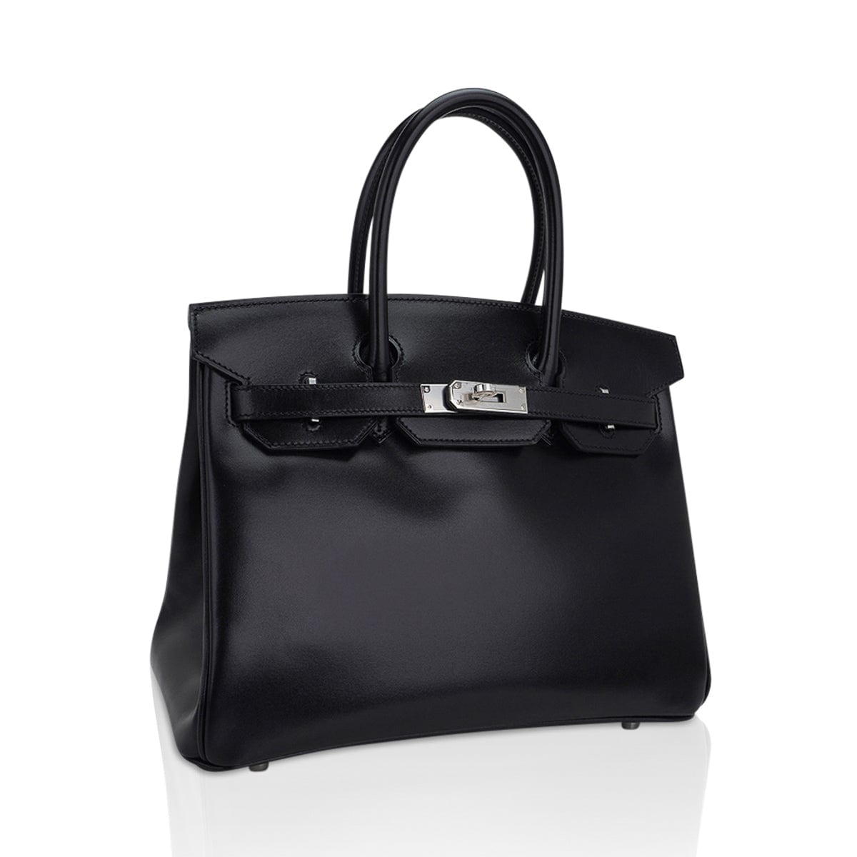 Hermes Birkin 30 Bag So Black Limited Edition Box Leather