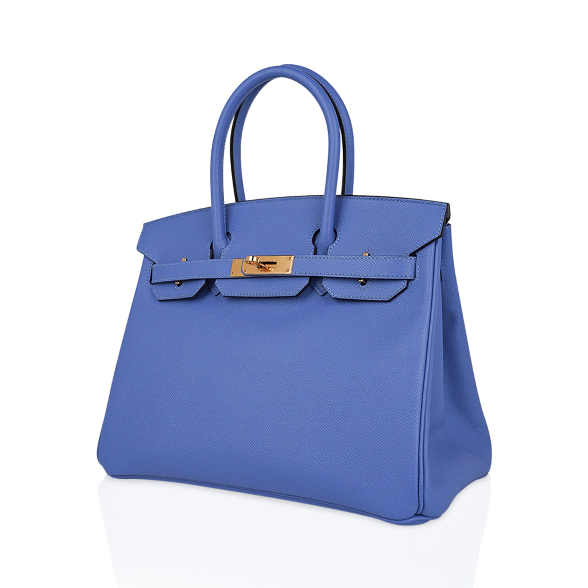 Hermes bag birkin blue Clearance