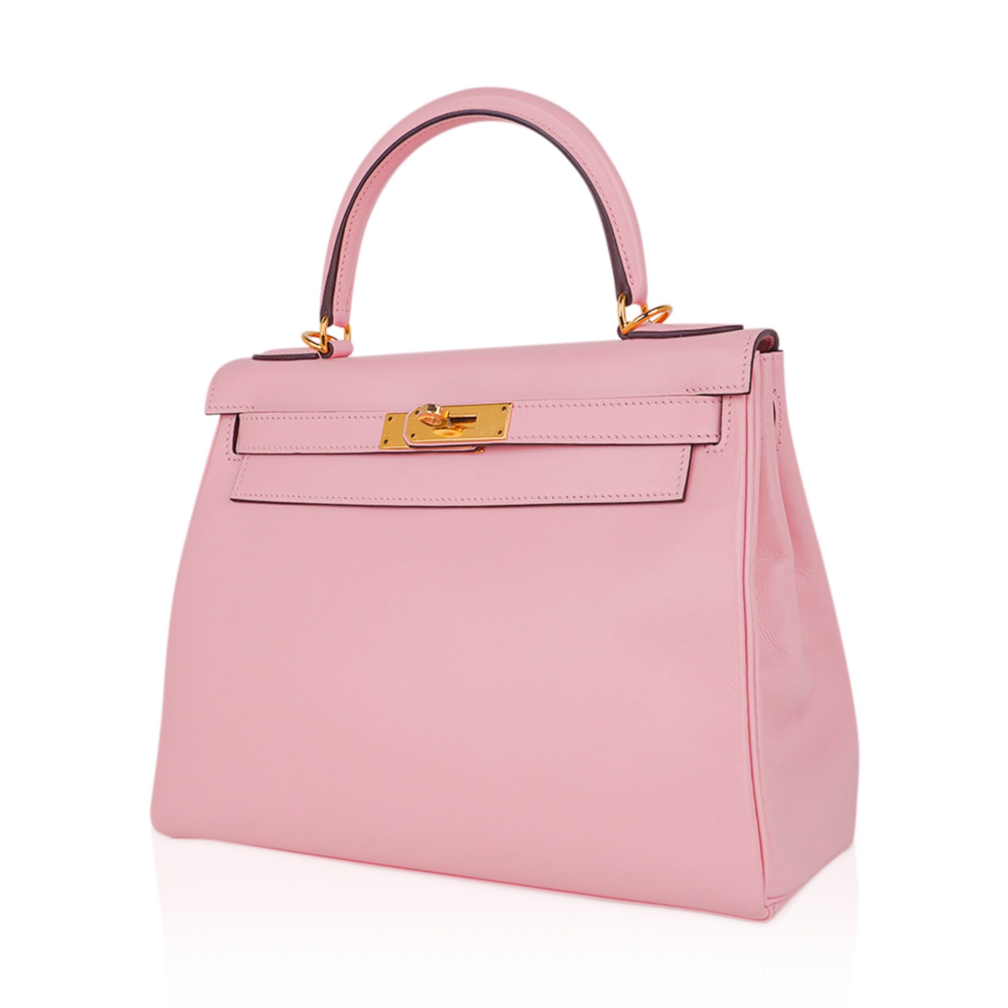 Hermès Kelly Cut Bag Rose Sakura Swift Leather