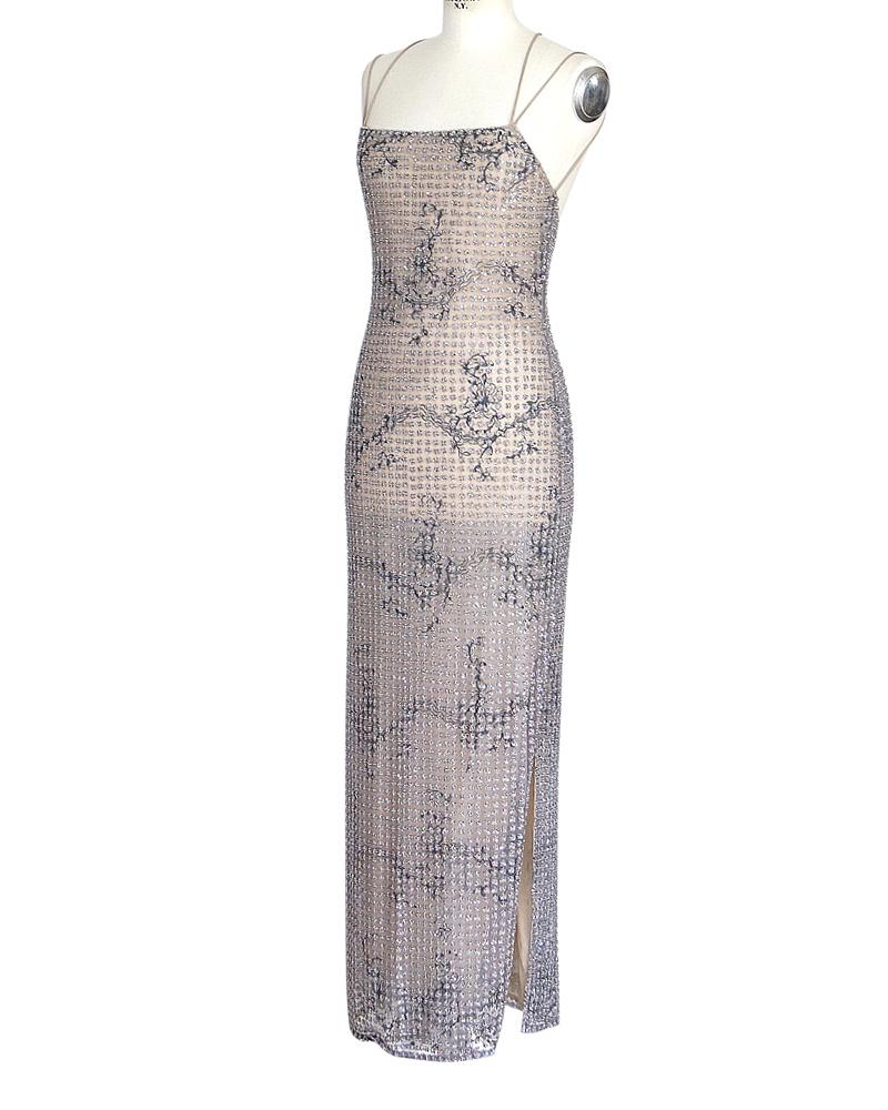 Giorgio Armani Dress Vintage Beaded Gown 40 / 6