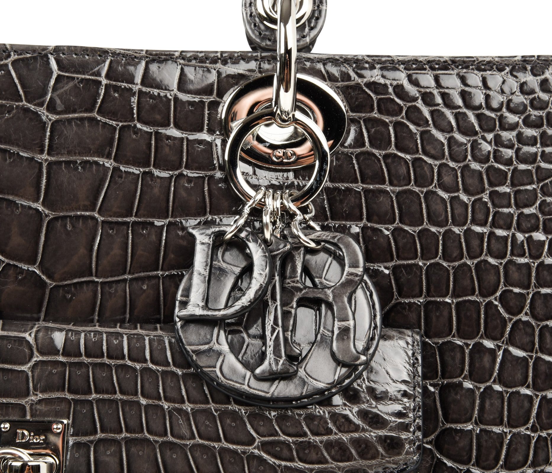 Christian Dior Lady Dior Front Pocket Tote Bag