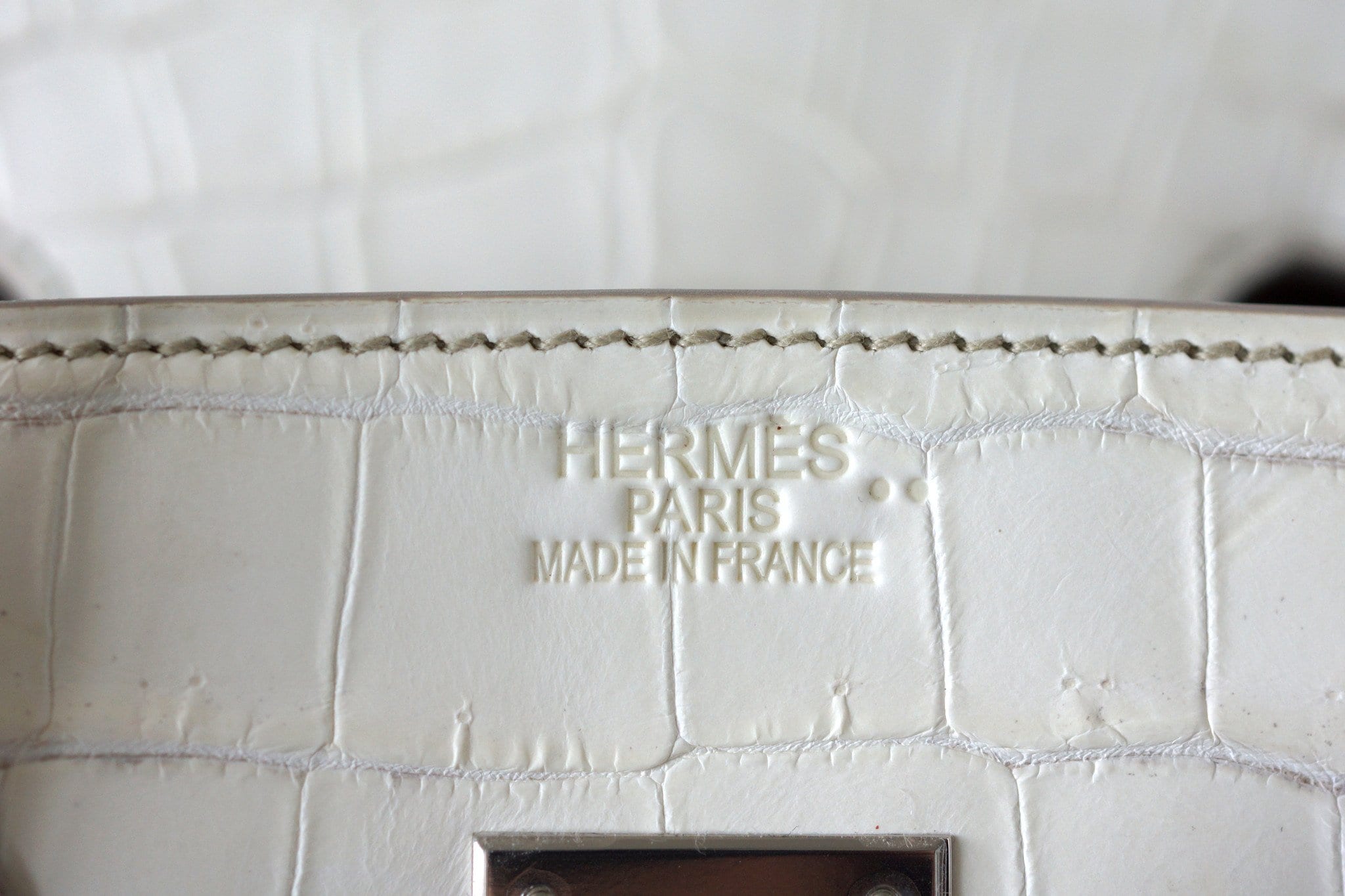 Hermes Birkin 35 Bag Blanc Himalaya Exquisite Skin Limited Edition