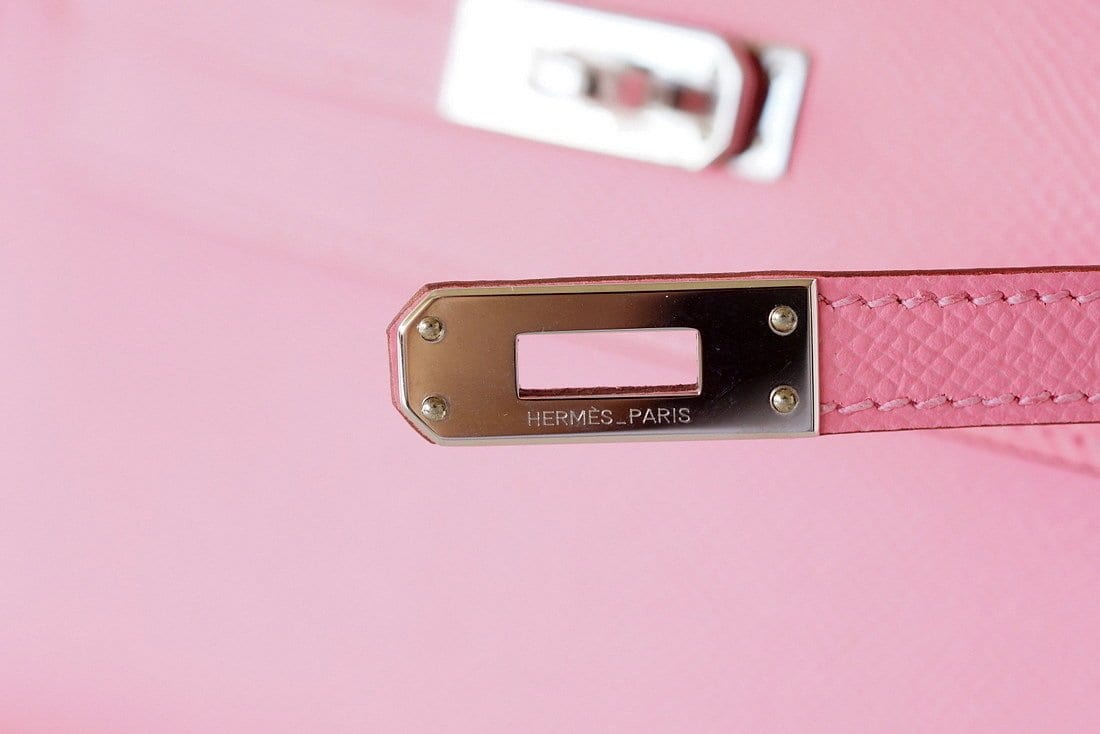 Hermes Bubblegum 5P Pink Epsom Kelly Wallet Clutch Palladium Hardware -  Chicjoy