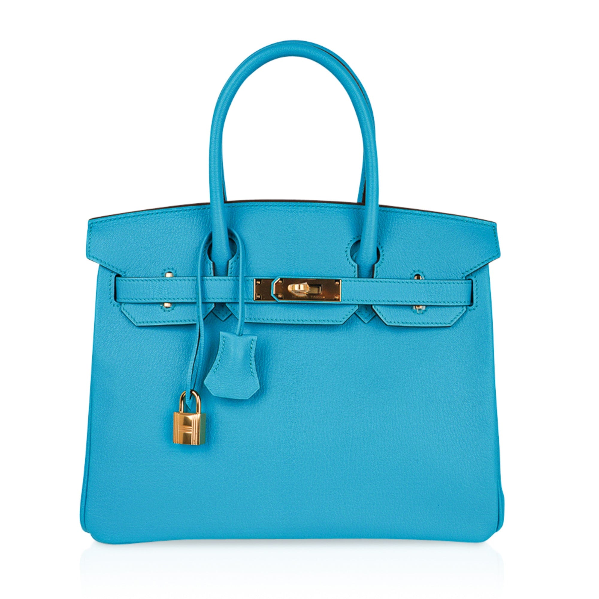 Hermes Birkin Bag 30cm HSS SO Tri-Color Blue Aztec, Parme and Gris