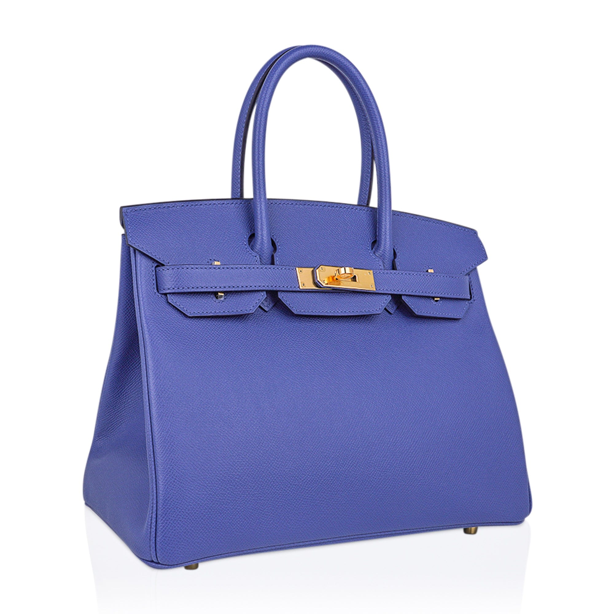 Bag of the Day: Birkin 30 HSS Blue Electric And Blue Atoll Epsom Gold  Hardware.