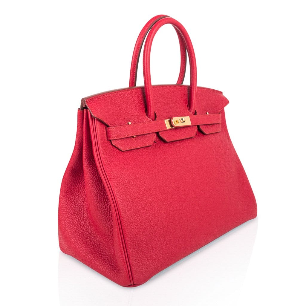 Red birkin bag hermes Clearance