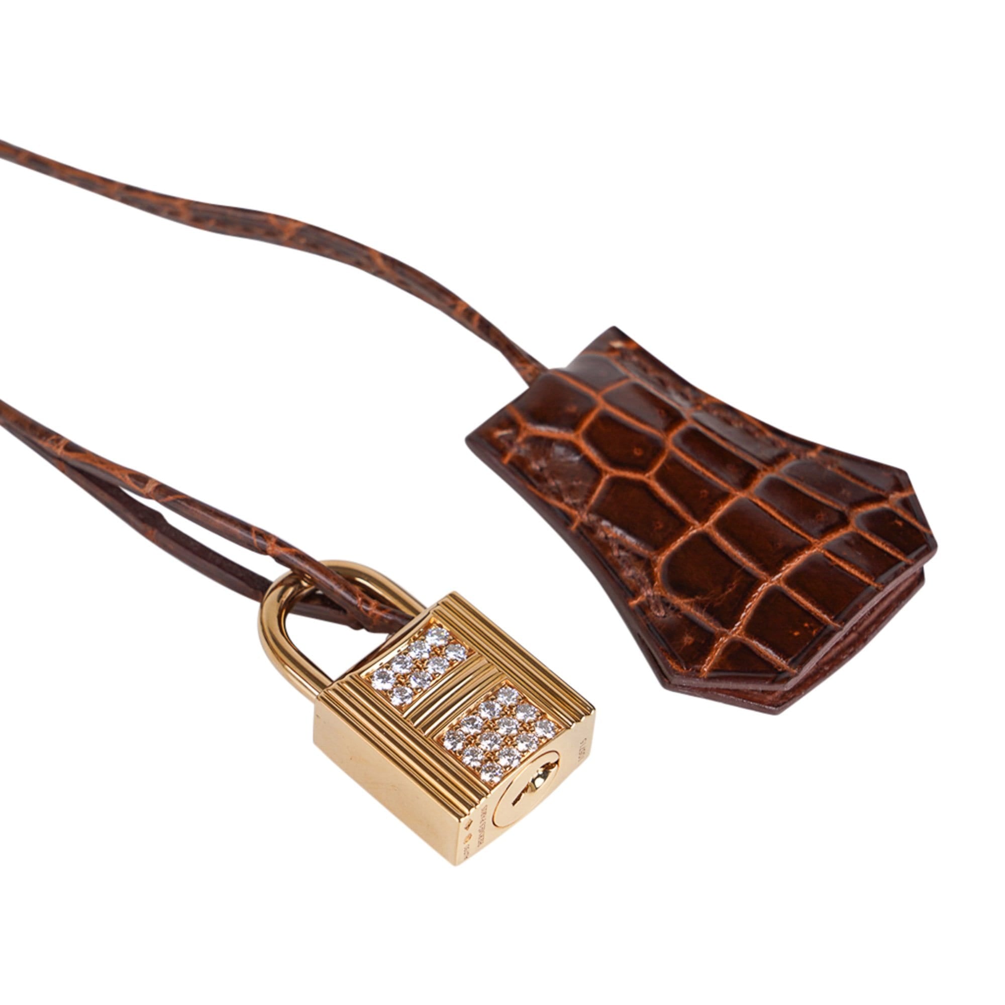 Hermes Birkin 35 Bag Diamond Bordeaux Porosus Crocodile with White Gold Hardware