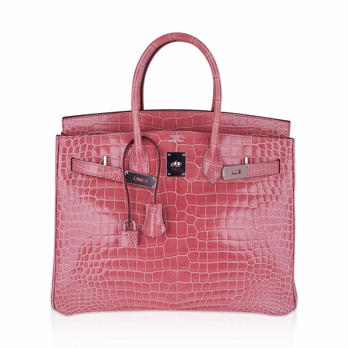 Dior Babe Niloticus Crocodile Pink Handbag