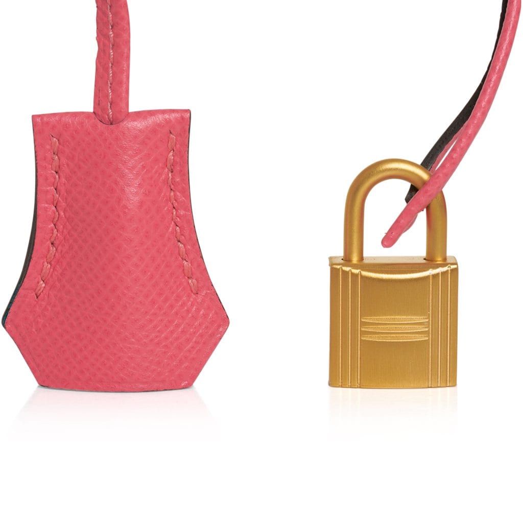 Hermes Personal Birkin bag 30 Rose azalee Epsom leather Gold hardware