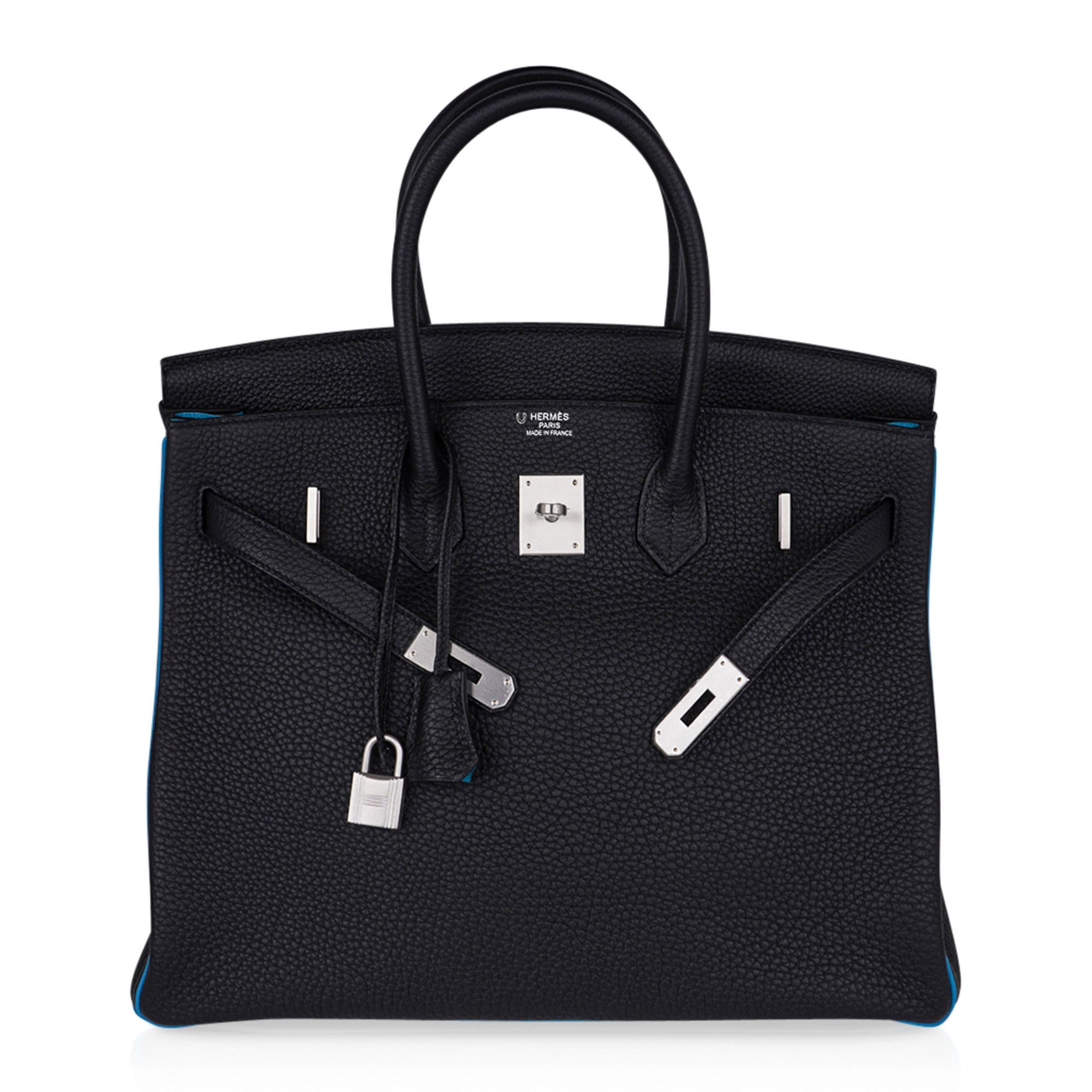 Hermes Birkin 35 Bag Fresh Blue Atoll Togo Palladium Hardware – Mightychic