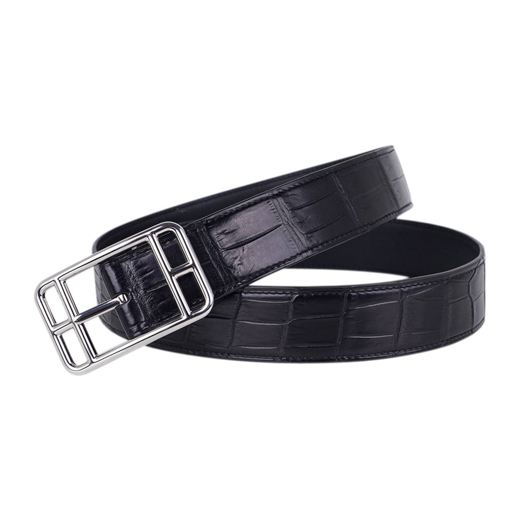 Hermes Style | Classic Alligator Leather Belt (SPECIAL ORDER)