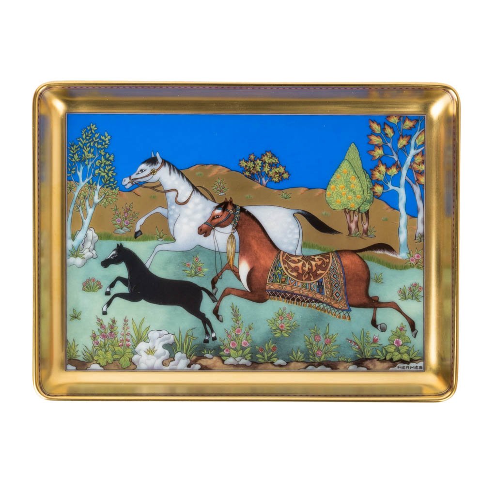 Hermes Espelette Rocabar a Cheval change tray For Sale at 1stDibs