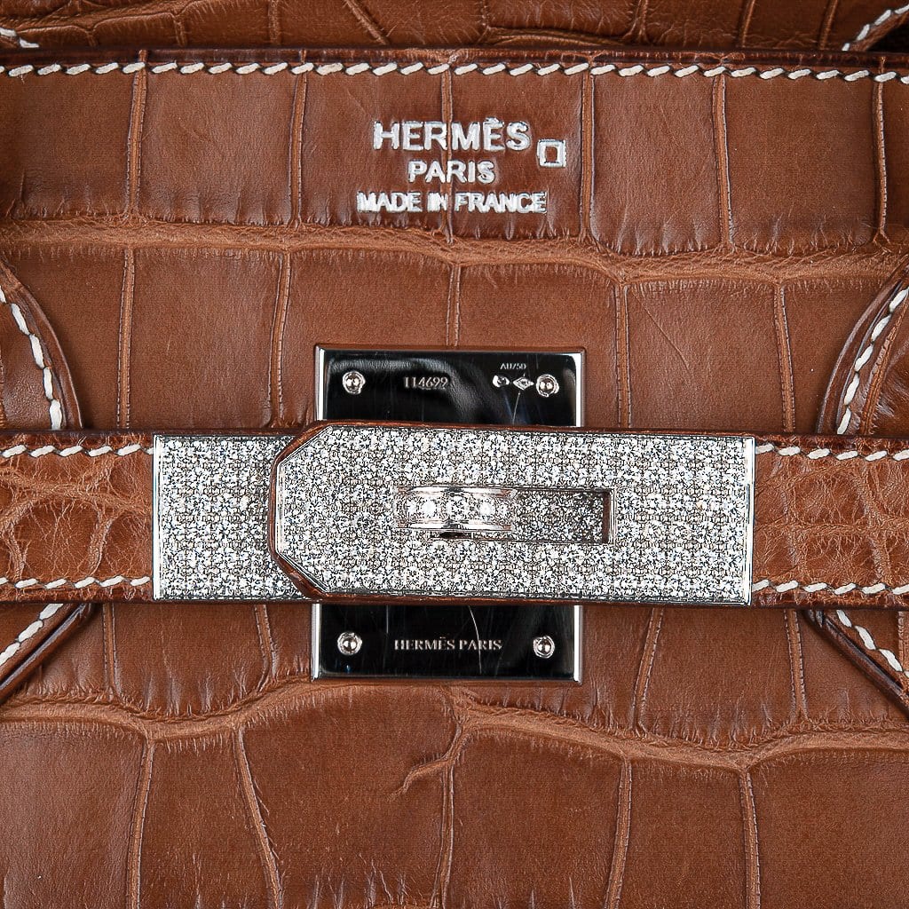 Hermes Birkin 25 Bag Fauve Barenia Leather Palladium Hardware