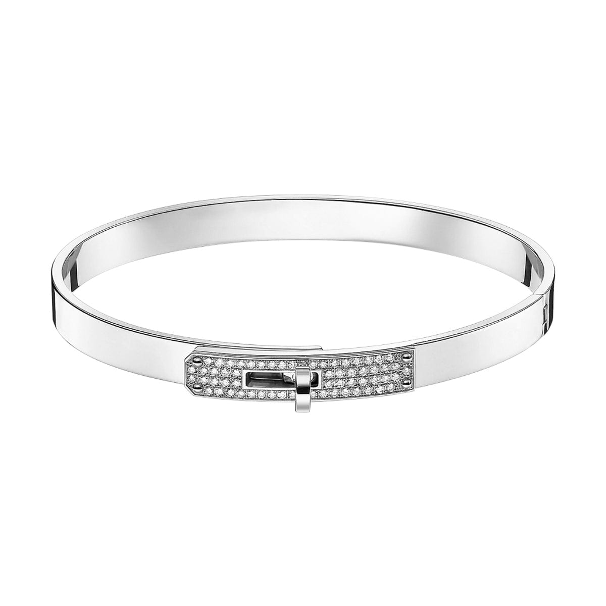 Hermes bracelet white gold Clearance