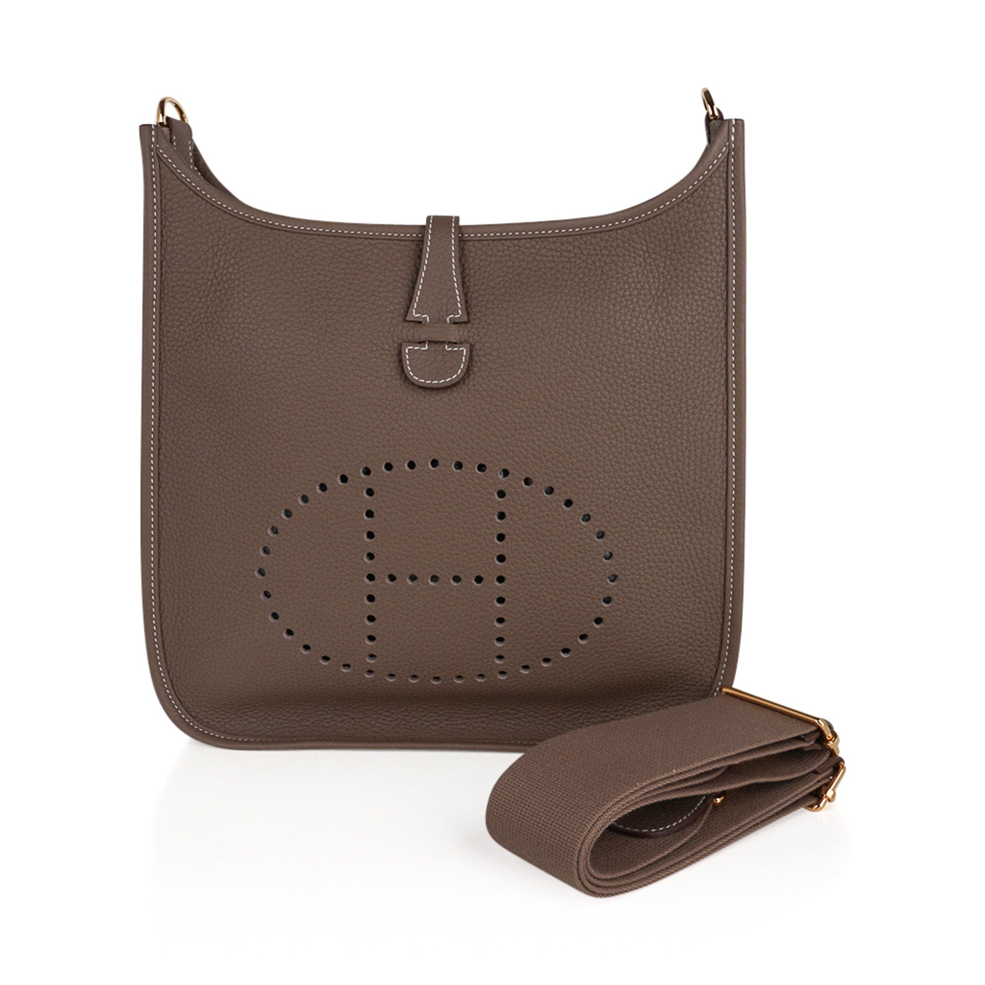 Hermès Evelyne I Bag Green Epsom Leather - Gold Hardware