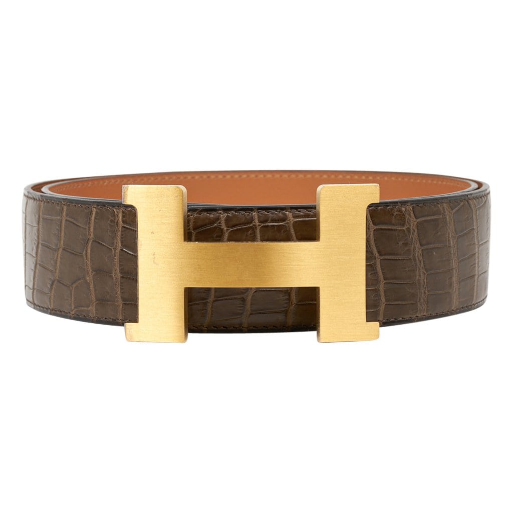 Hermes Style  Matte Alligator Leather Belt (SPECIAL ORDER) - J.W. COOPER