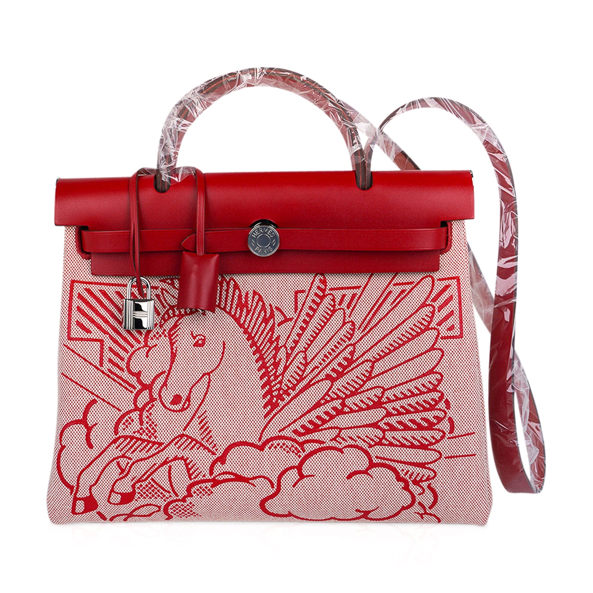 Rouge Piment Hunter Leather and Canvas Pegasus Pop Herbag Zip 31