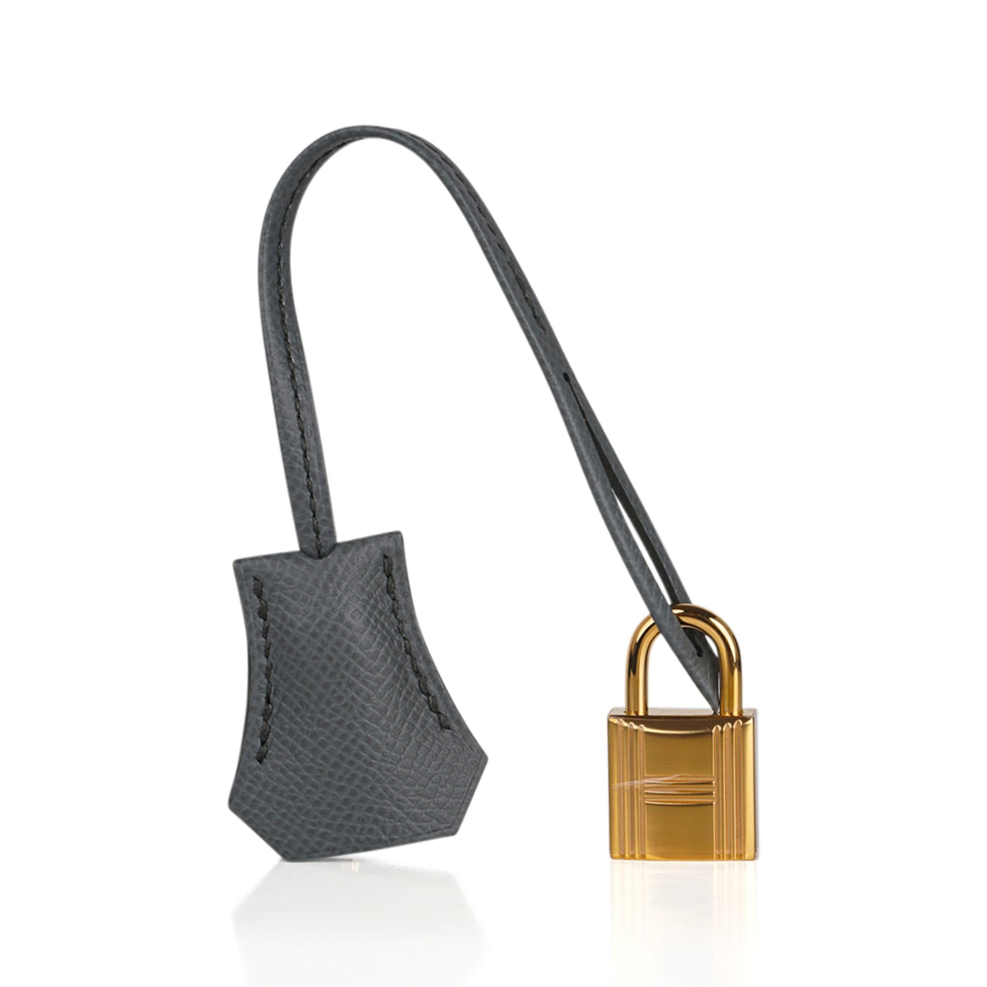 Hermes Kelly Sellier 25 Bag Vert Amande Gold Hardware Epsom Leather •  MIGHTYCHIC • 