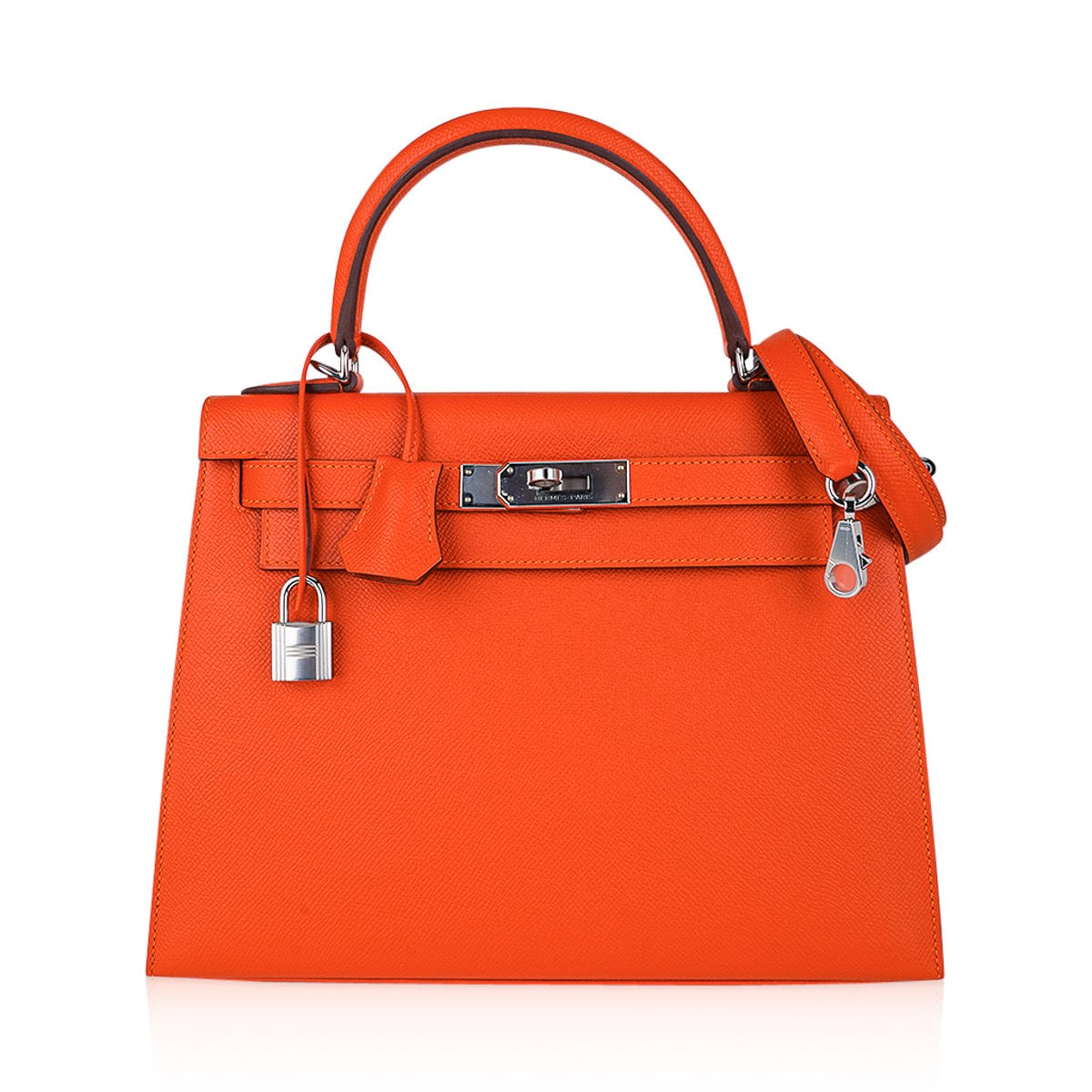 Hermès Kelly 28 Sellier Nata Epsom GHW Bag