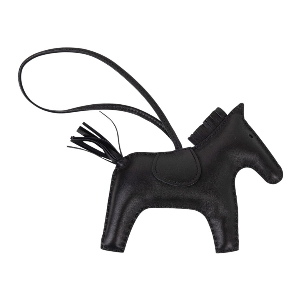 Hermes Rodeo MM Bag Charm So Black Horse Limited Edition