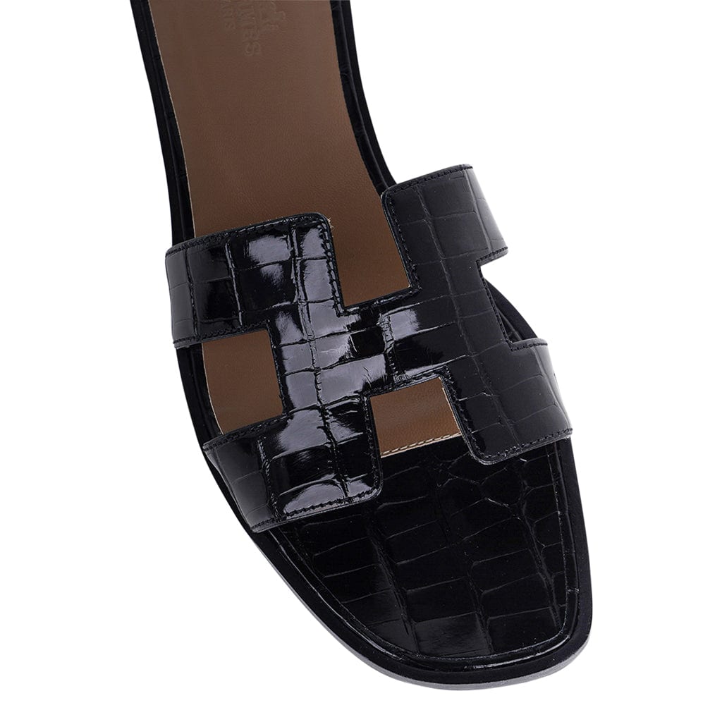 Hermes alligator sandals Clearance