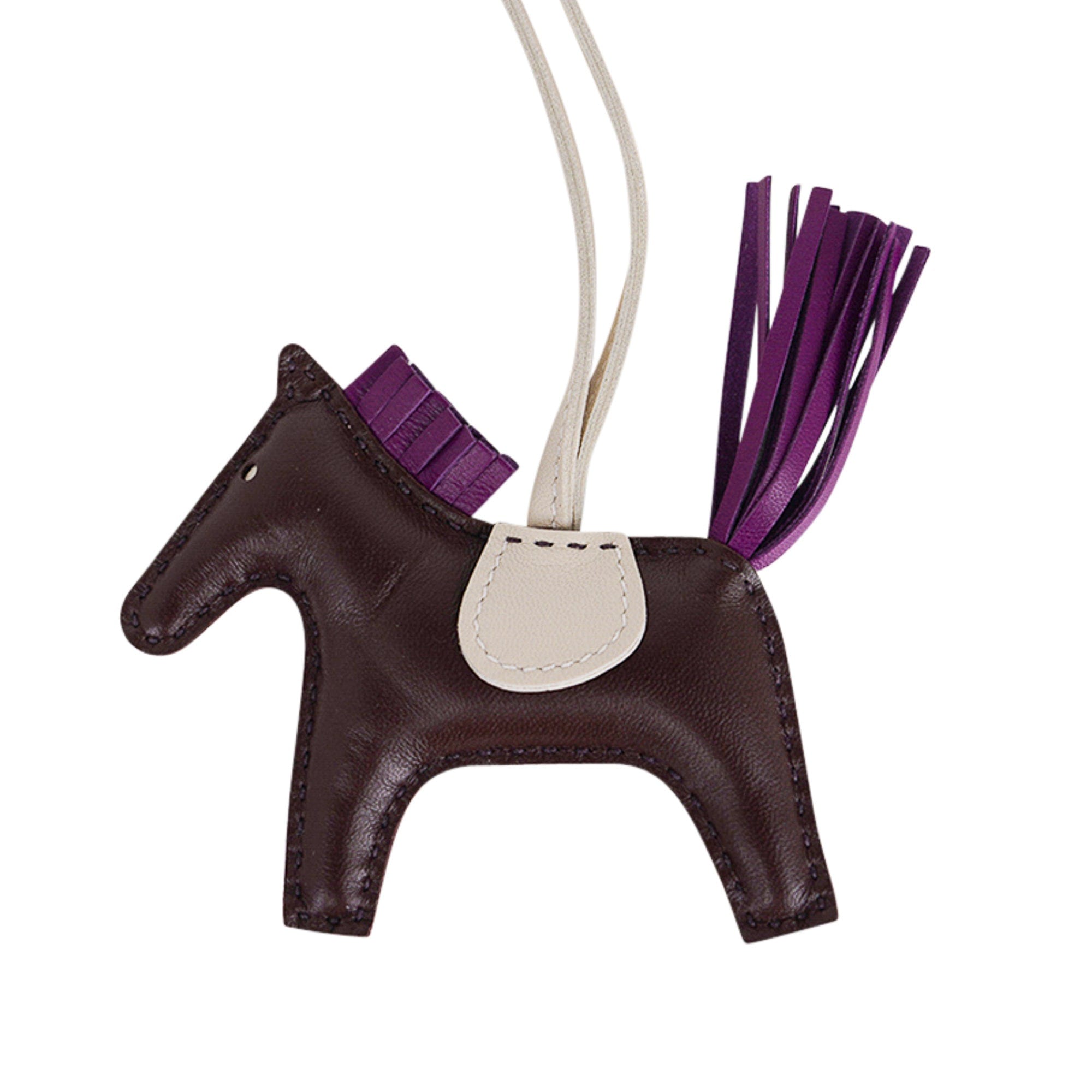 Hermes, Bags, Hermes Milo Lambskin Grigri Rodeo Horse Bag Charm