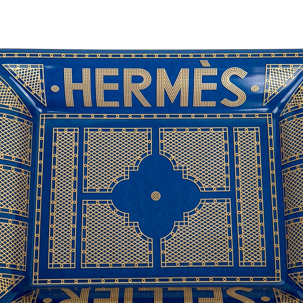Hermes Change Tray Mises Et Relances Turquoise / Blue Abyss Clemence L –  Mightychic