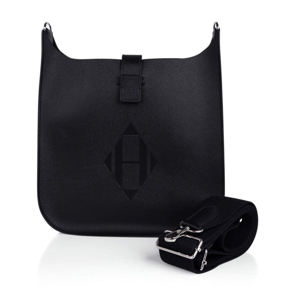 Hermes Evelyne PM Bag Sellier Black Palladium Hardware New w/Box