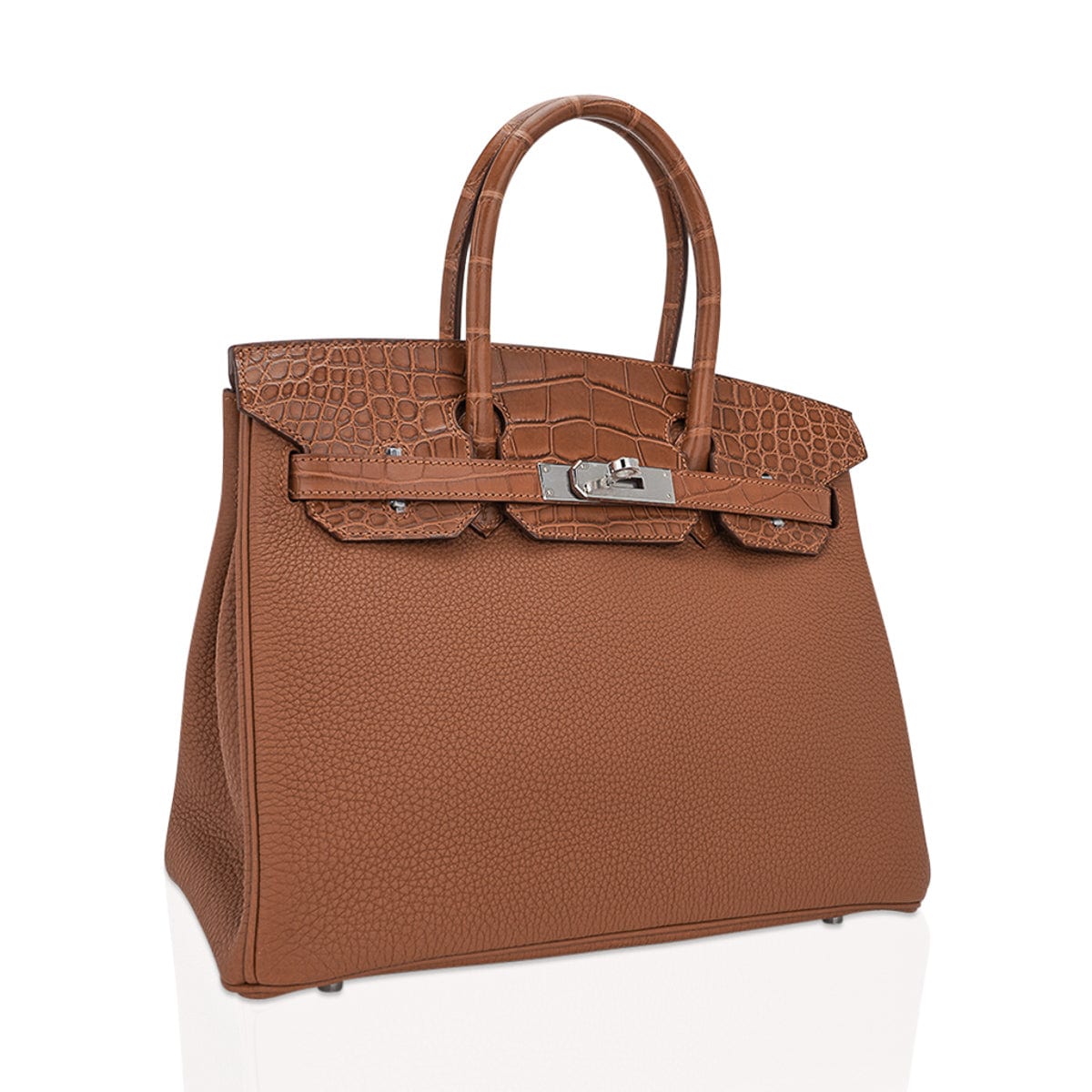 Hermès Birkin 30 Handbag With Canvas Inserts