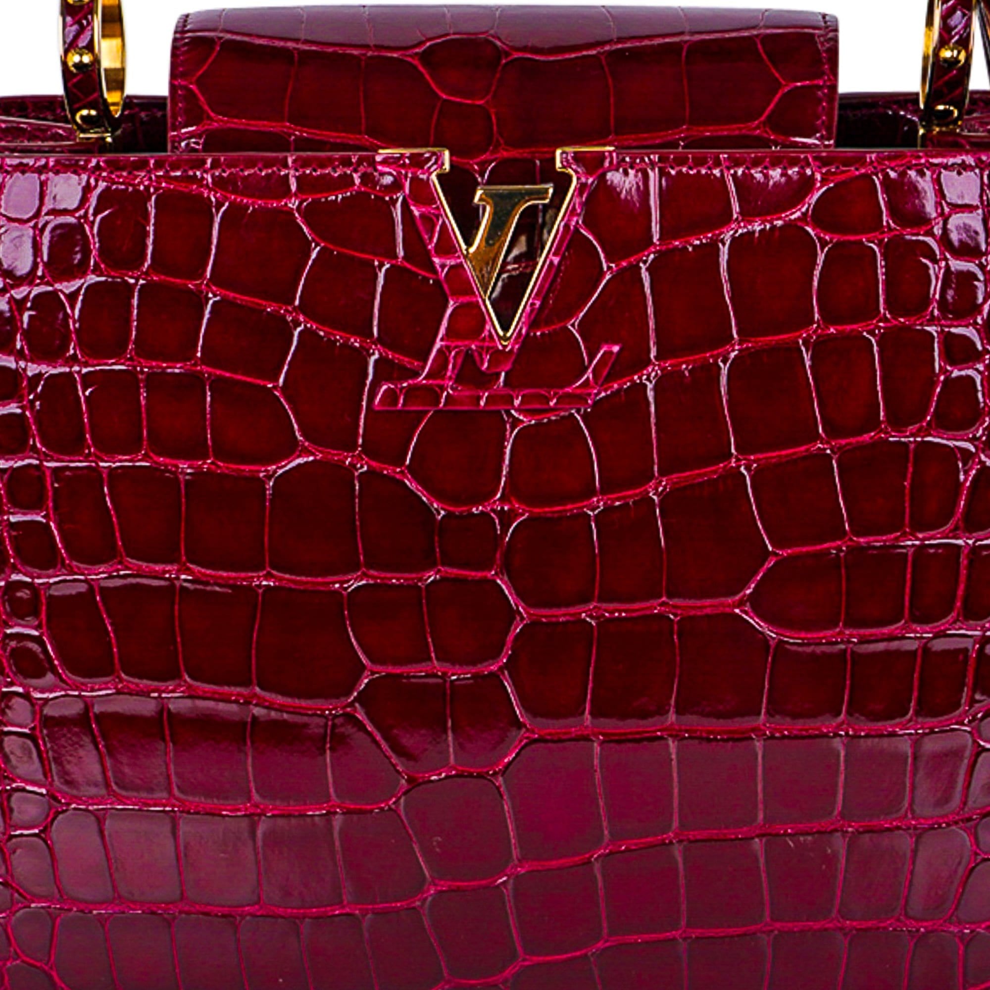 Louis Vuitton Crocodilien Capucines Bag