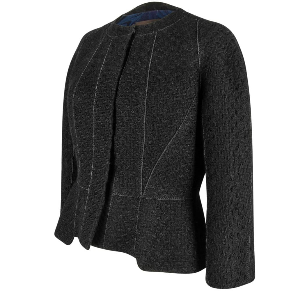 Original Louis Vuitton Mantel Jacke Wolle Gr 36 (Fr. 40) schwarz Top  Zustand!