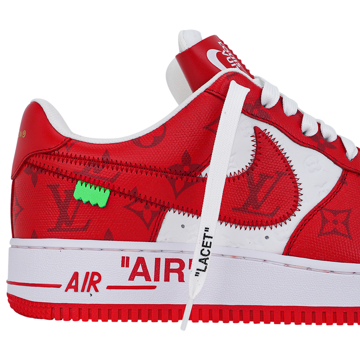 Louis Vuitton Virgil Abloh x Nike Air Force 1 Sneakers 43 / 10 – Mightychic