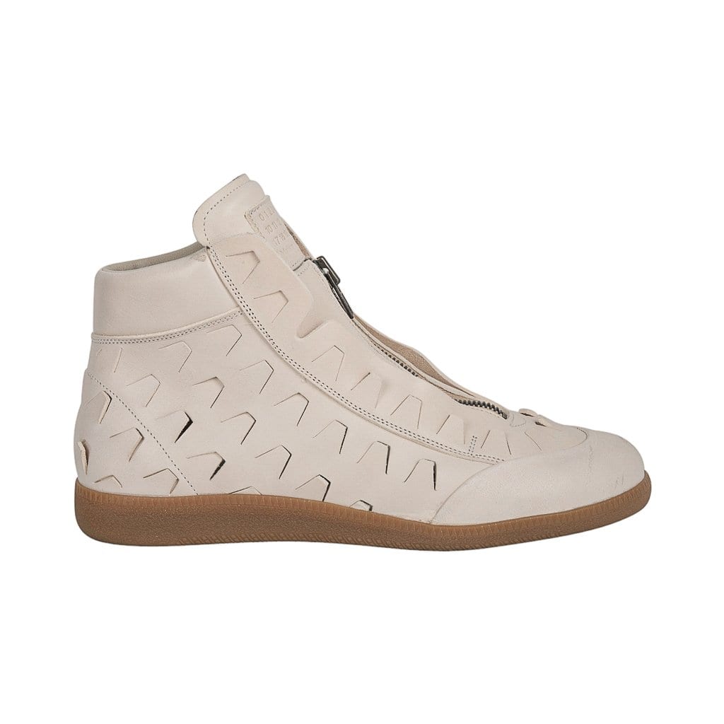 Maison Martin Men's Replica Leather High Top Sneaker in – Mightychic
