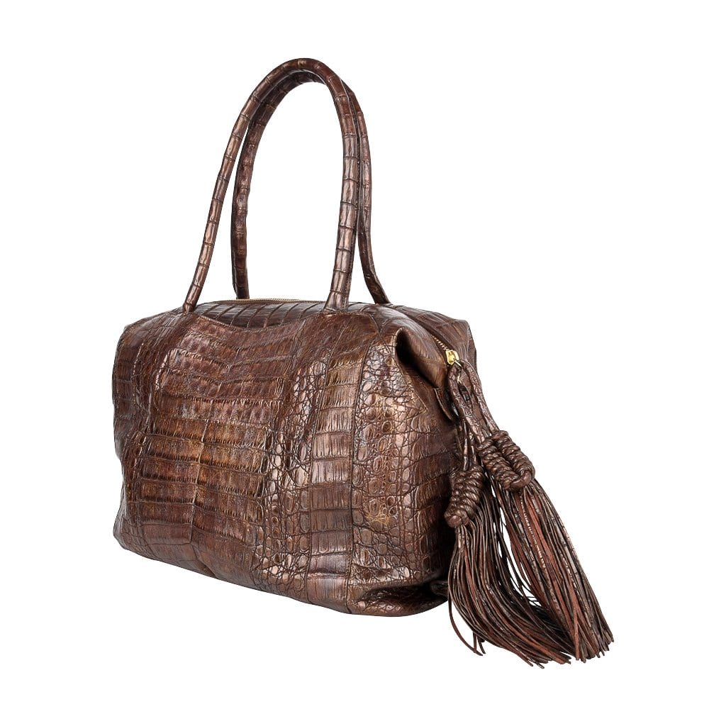 Nancy Gonzalez Crocodile Handbag