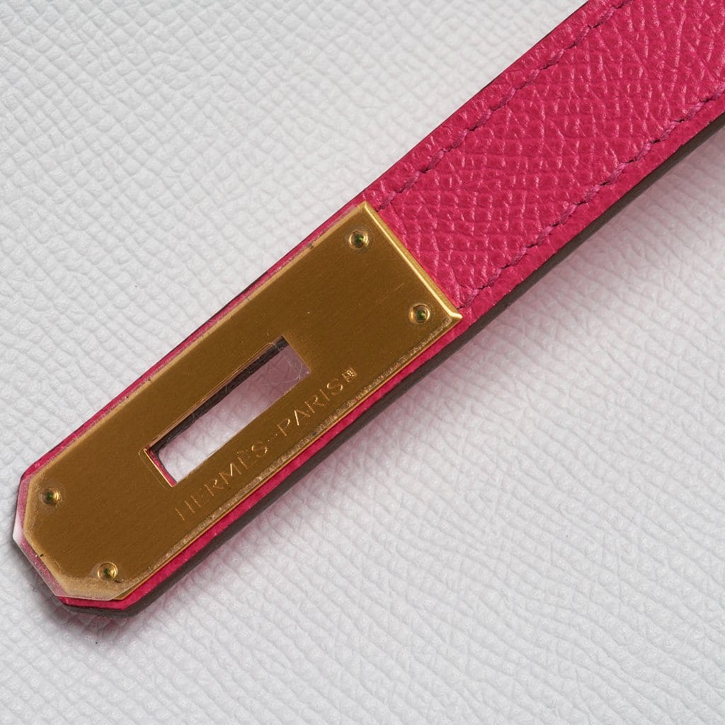 Hermes Birkin HSS 35 Bag Rose Confetti / Rubis Gold Hardware Epsom Leather  at 1stDibs