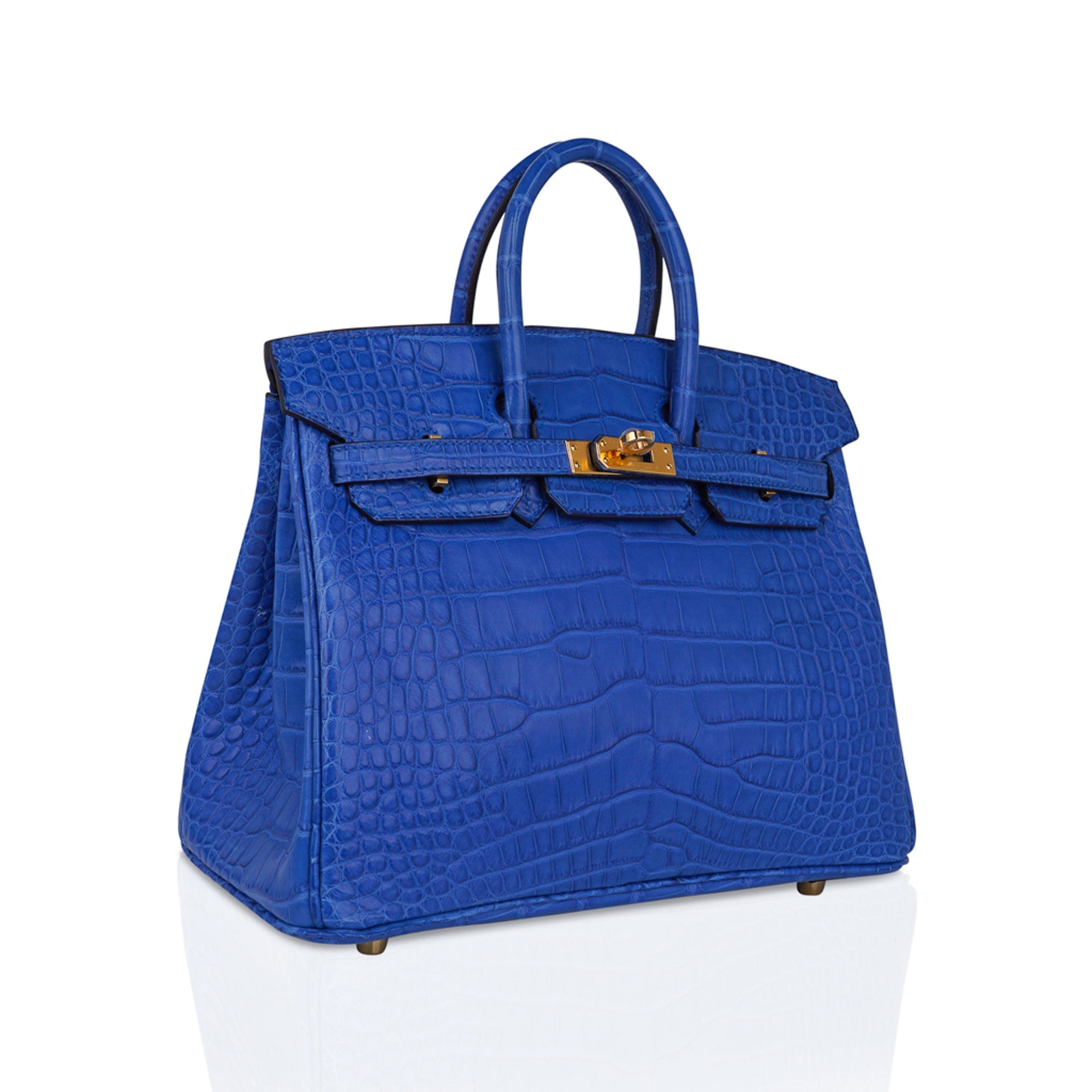 Sell Hermès Crocodile Birkin 25 Bag - Blue