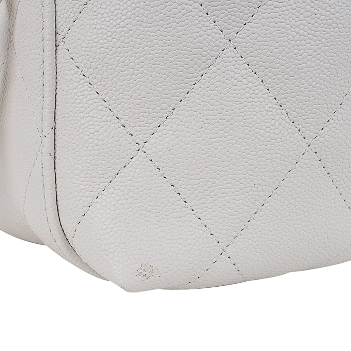 Chanel 2023 Limited Edition White Quilted Caviar Leather Large Tote Ba –  Mightychic