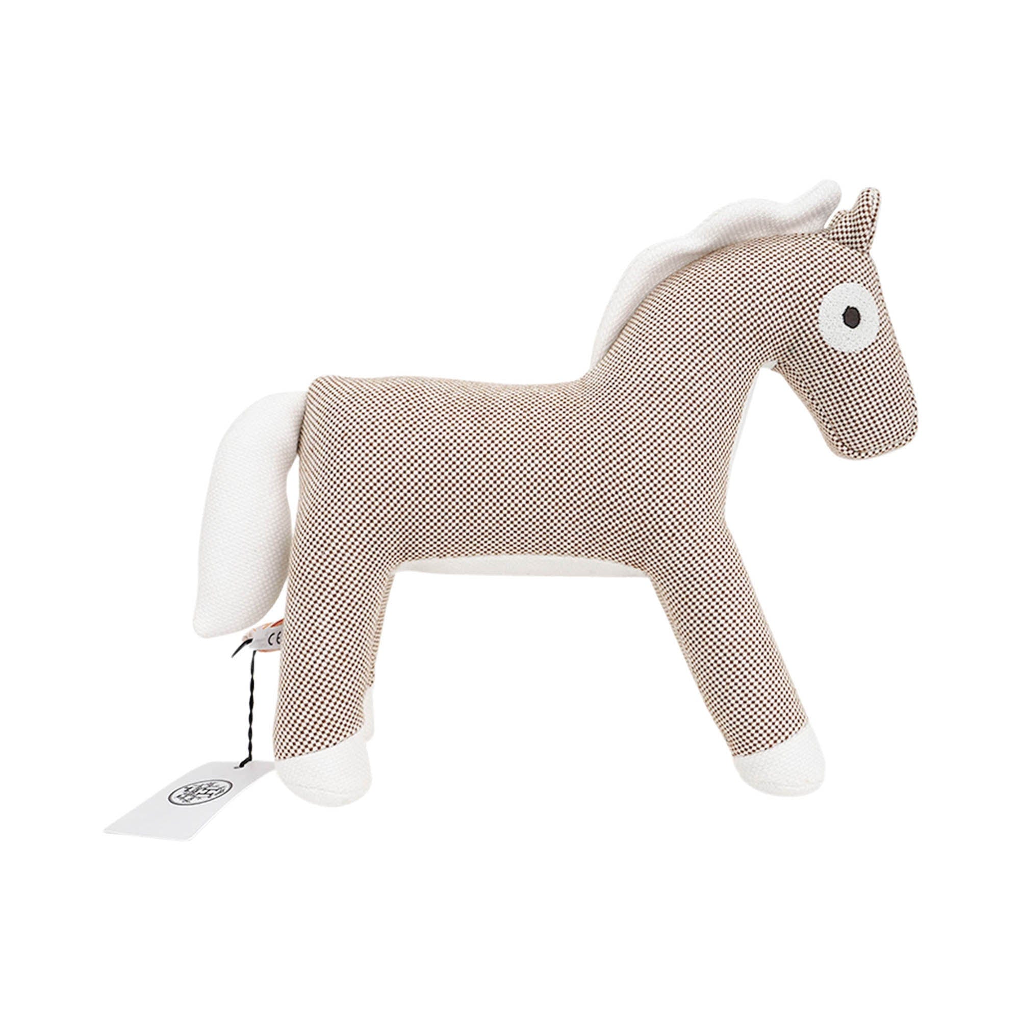 Hermes Honore Epopee Horse Plush Toy Naturel H Canvas