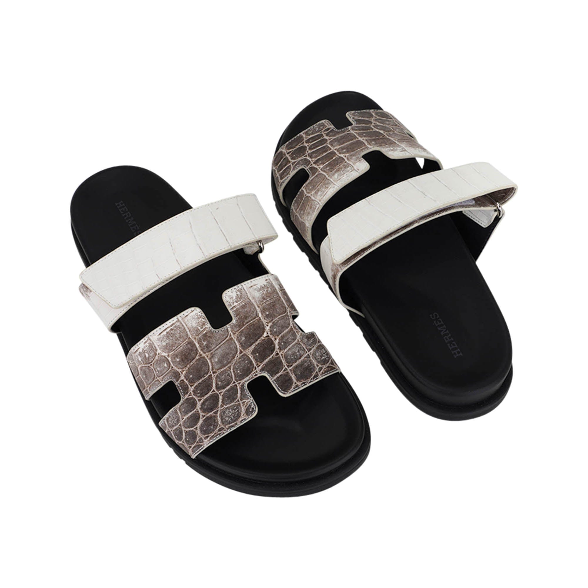 Hermes Chypre Himalaya Crocodile Limited Edition Men's Sandal 42 / 9