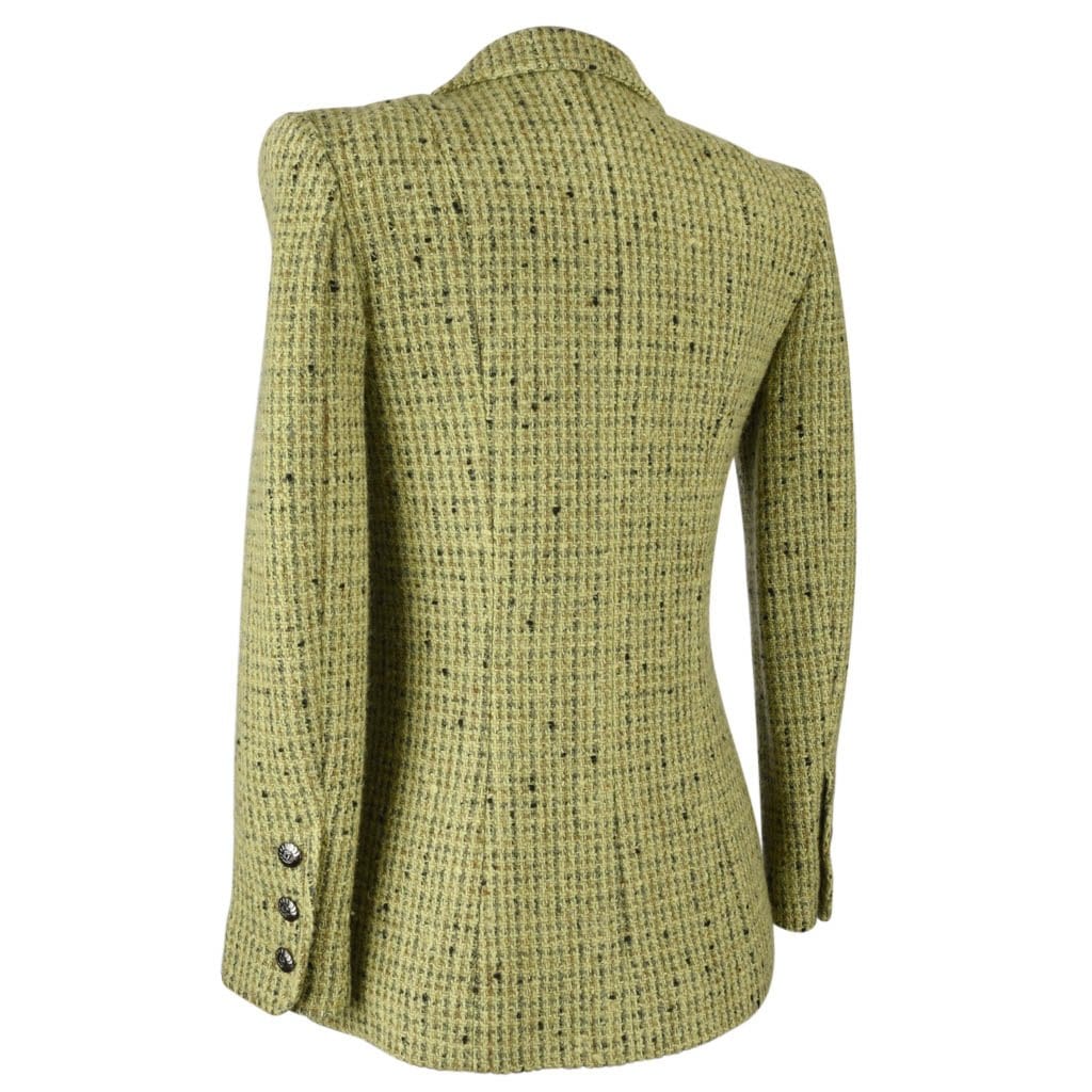 Tweed suit jacket Chanel Green size 34 FR in Tweed - 29908526