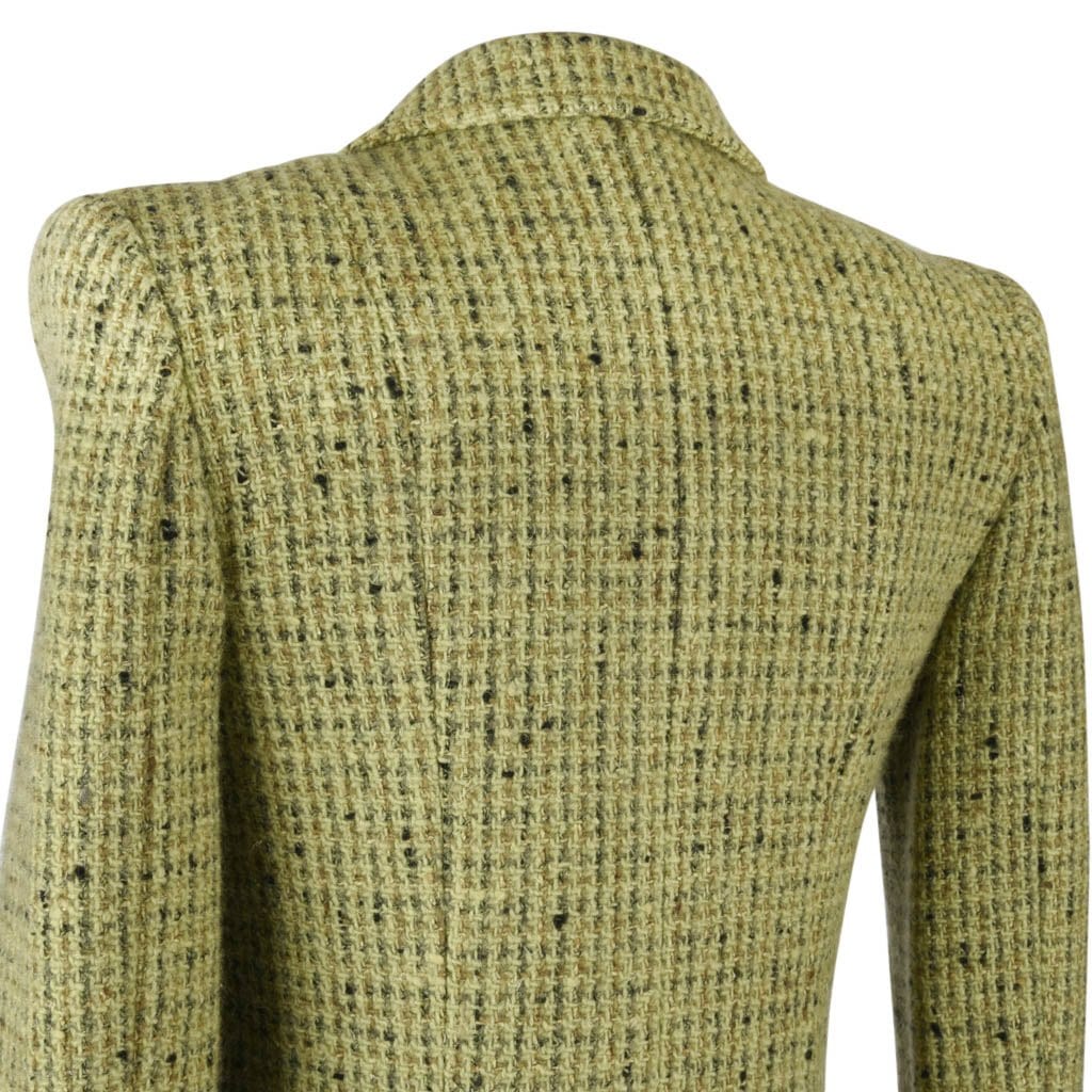 Chanel 97A Jacket Spring Green Tweed 34 / 4