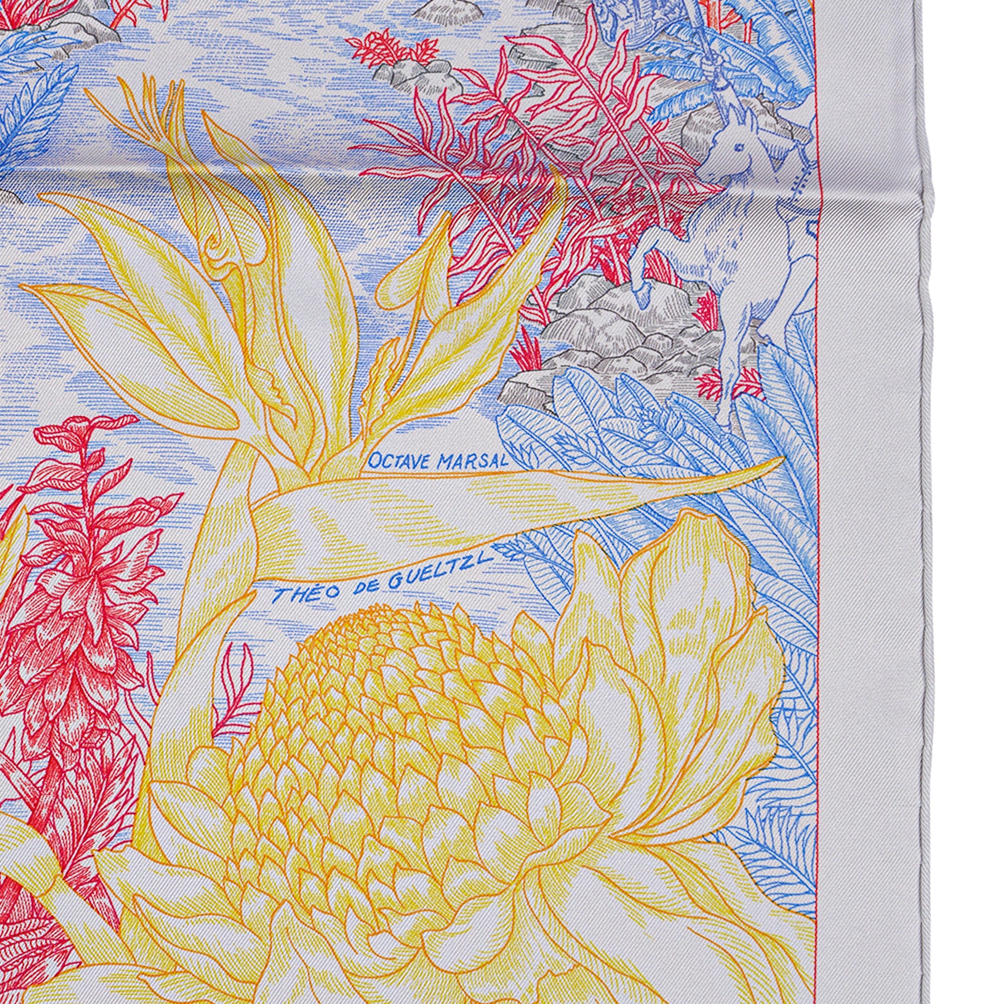 Hermes Milan Faubourg Tropical Twill Scarf