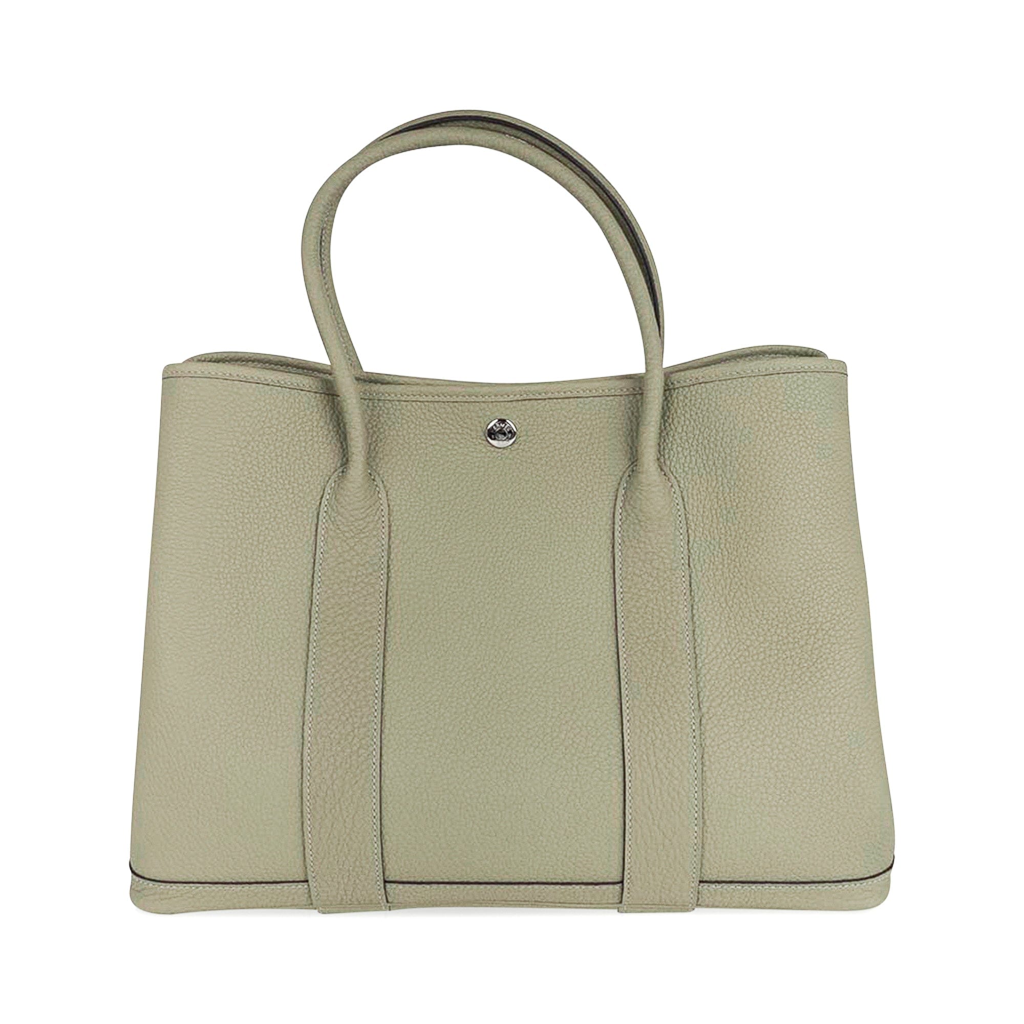 Hermes Garden Party Tote Toile and Leather 36 Neutral