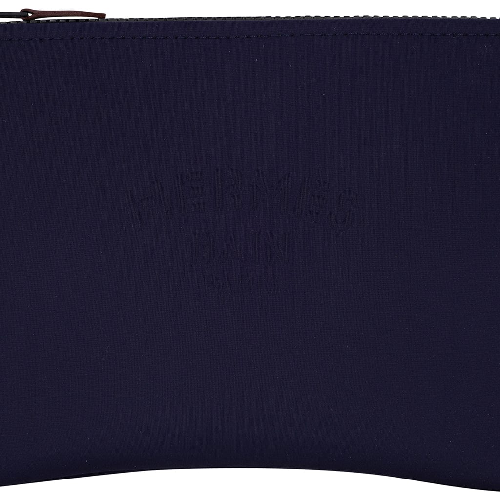 Hermes Neobain Case Blue Medium New – Mightychic