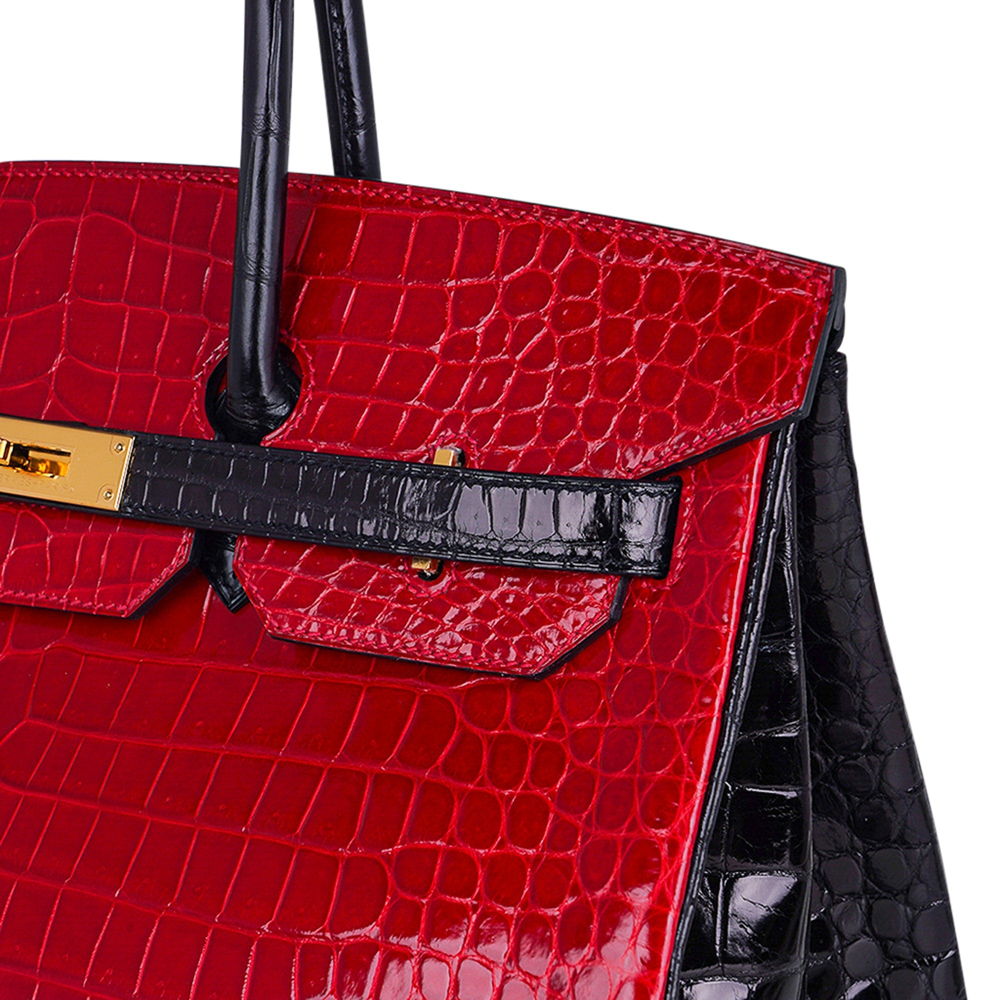 Hermès Birkin 35 Crocodile Bag Handbag Porosus New