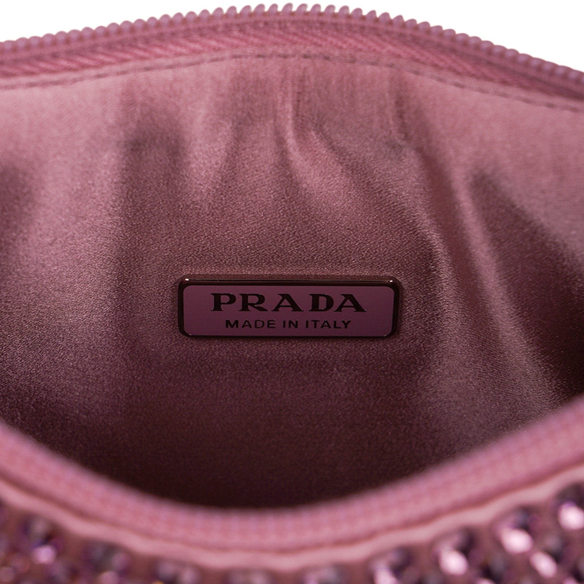 Bags aesthetic, prada crystal bag, pink shoulder bag, prada reedition, loro  piana babouche