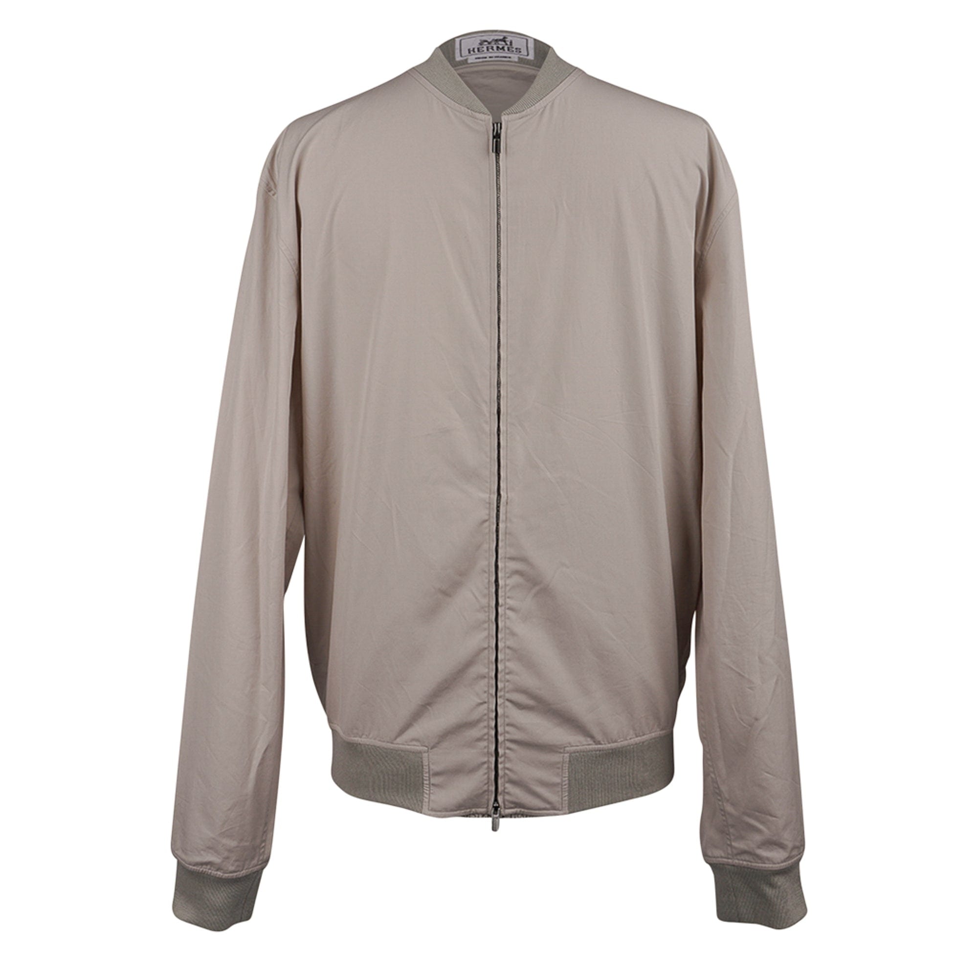 Hermes Men's Blouson Zippe Jacket Cotton  40 15 1/4 New