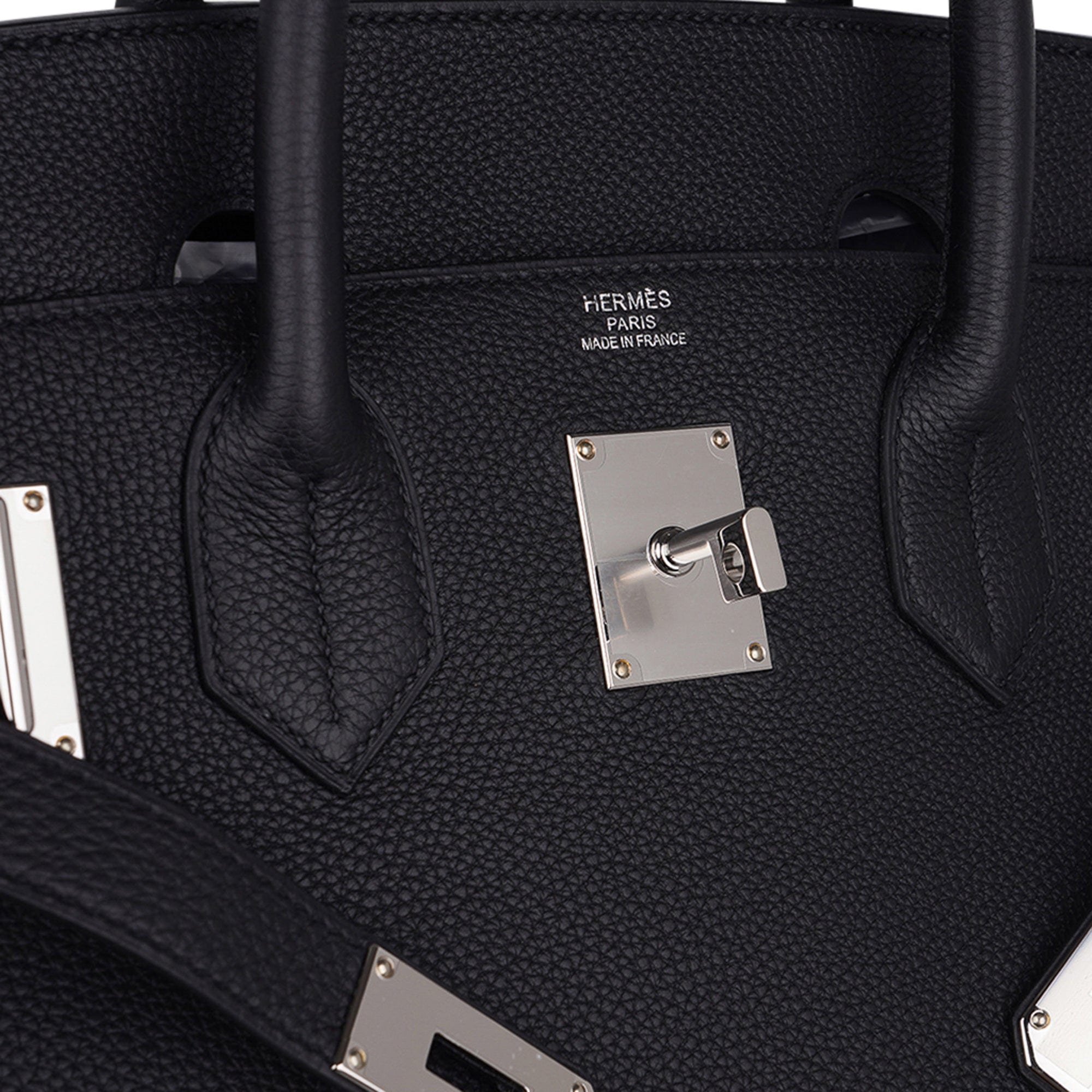 Hermes Birkin bag 40 Black Togo leather Silver hardware