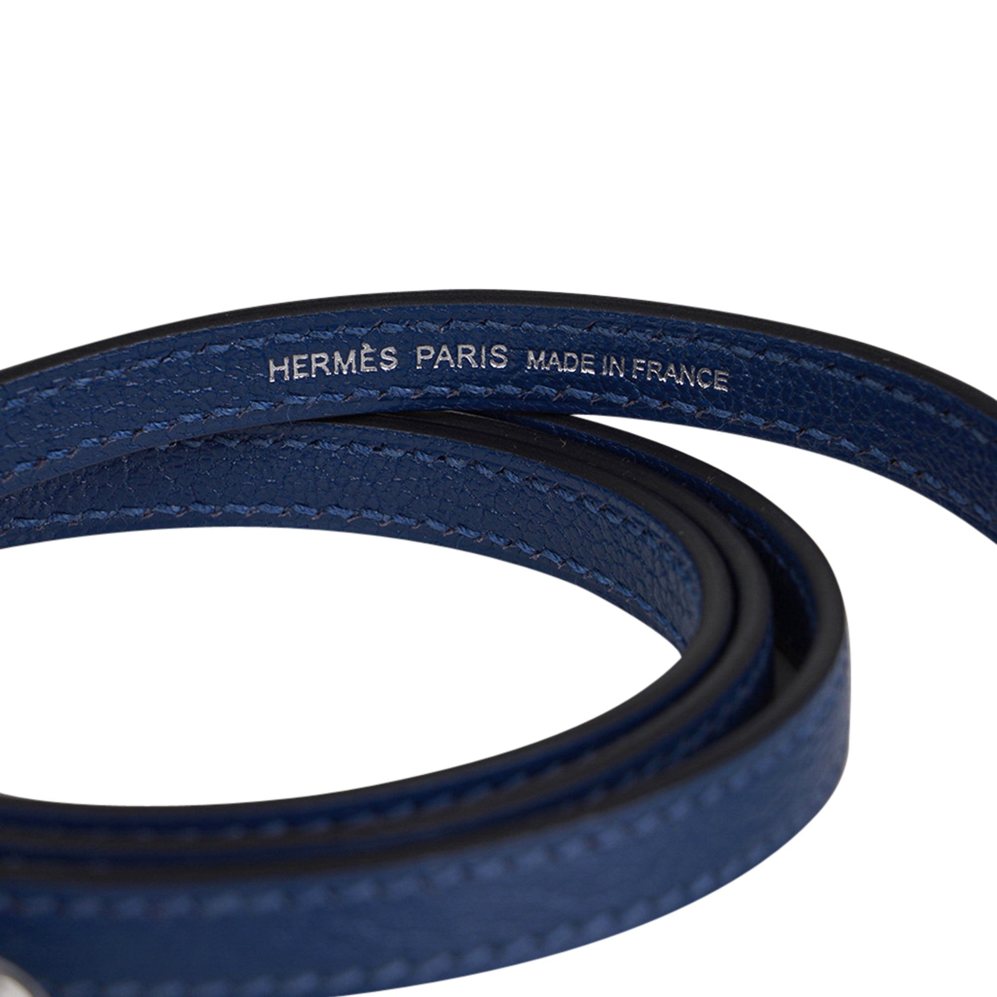 Hermes Special Order (HSS) Kelly Sellier 25 Bleu Glacier Verso